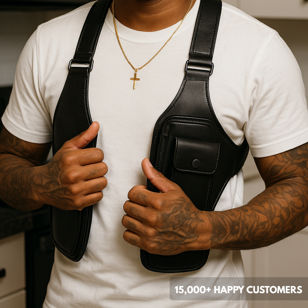 Premium Leather Adjustable Underarm Shoulder Bag